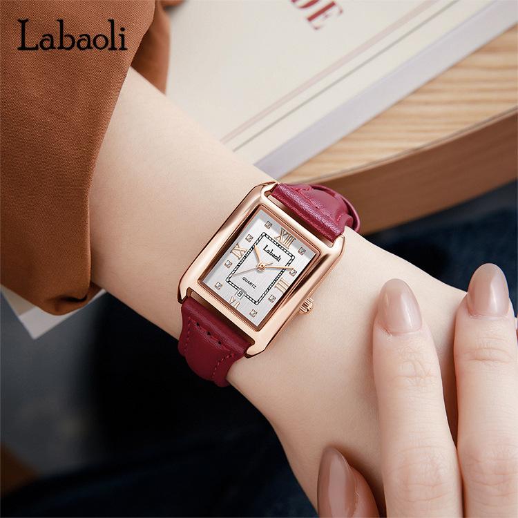 La Baoli Fashion Watch Women'S Square Belt Women'S Simple Business Quartz Watch
