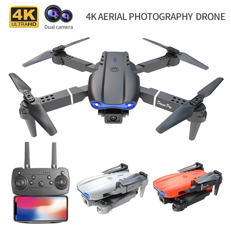 Foldable Mini E99Pro RC Helicopter with 5G WiFi FPV 4K Dual HD Camera Height Hold Wide Angle Professional Drone