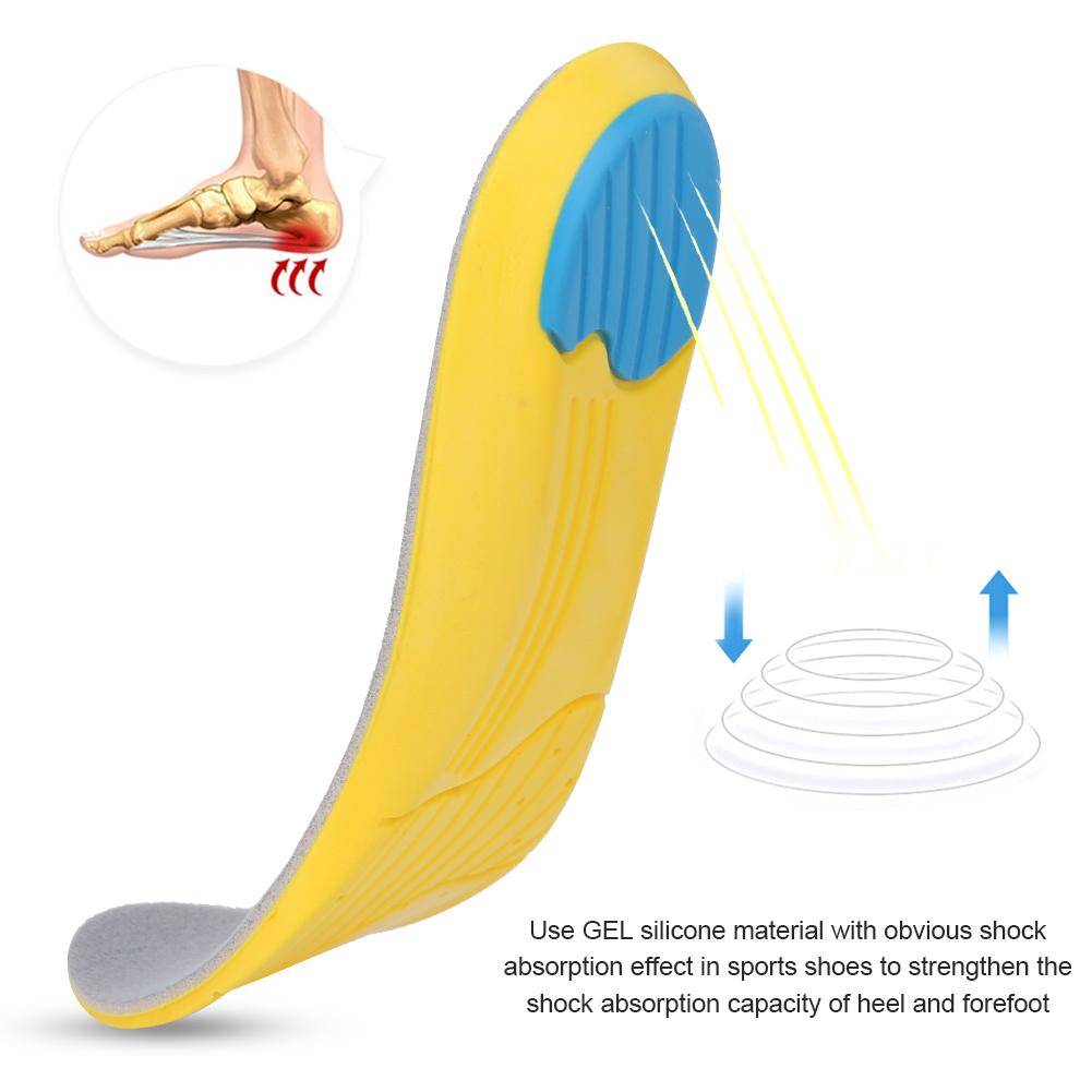2 Paar Sporteinlegesohle Schweißfest Atmungsaktiv Verdicken Stoß Deodorant Laufschuhe Dämpfung für Basketball Fußball