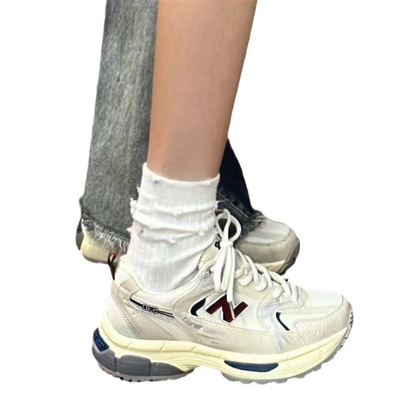 Retro dad shoes women's Korean versatile mesh casual sneakers