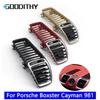 For Porsche Boxster Cayman 981 2012-2016 Car Front Dash Air Conditioner Outlet AC Vent Grille Outlet Cover Panel 98155213104
