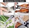 Heavy Duty Kitchen Scissors, Sharp Kitchen Scissors Multipurpose Utility Stainless Steel Scissor, Kitchen Shears for Chicken, Poultry, Fish, Meat