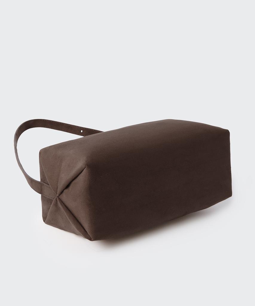 Musinsa Standard Woman Women'S Synthetic Suede Pillow Shoulder Bag [Dark Brown]