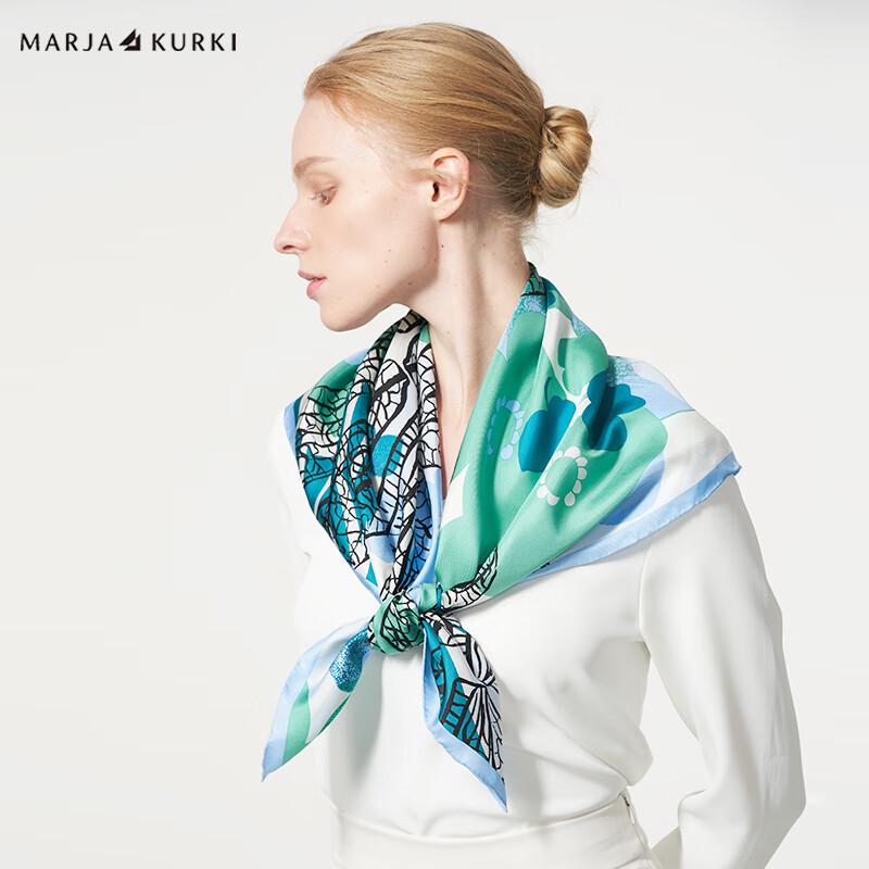 MARJA KURKI Wing of Beauty Mulberry Silk Scarf