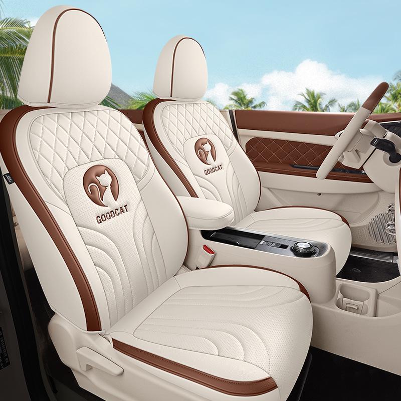 ORA Good Cat GT Cartoon Seat Cover - Full Wrap, Four Seasons Use, Cute Design, 2022 Model.