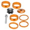 9Pcs 28.6mm Bike Headset Spacer Aluminium Alloy Bicycle Stem Cap Set  for Bicycle Front Fork