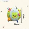 Funny Decompress Bite Resistant Dog Toy Dog Interactive Ball With Animal Patterns Ornament For Cleaning Tooth Chew Training Tool