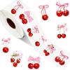 50-200Pcs Cherry Superior-Grade Pattern Superior-Grade Stickers First-Class Baking High-Standard Birthday Top-Grade Wedding Premium-Quality