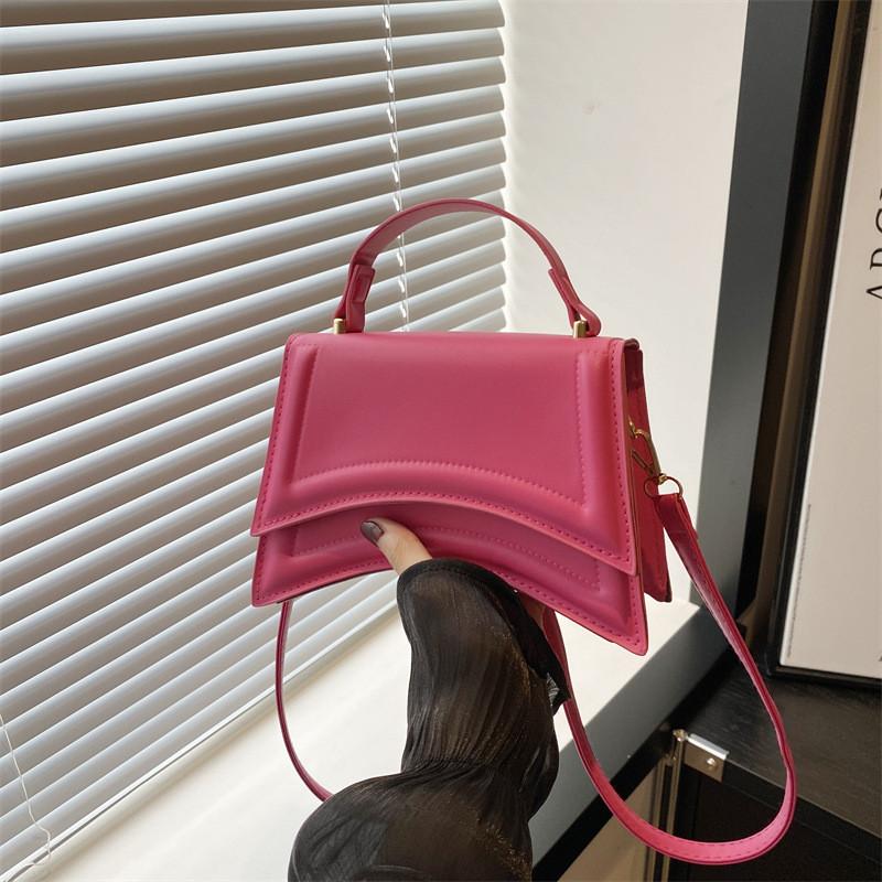 Trendy Minimalist 2024 Summer New Small Square Handbag Stylish Casual Tote Bag