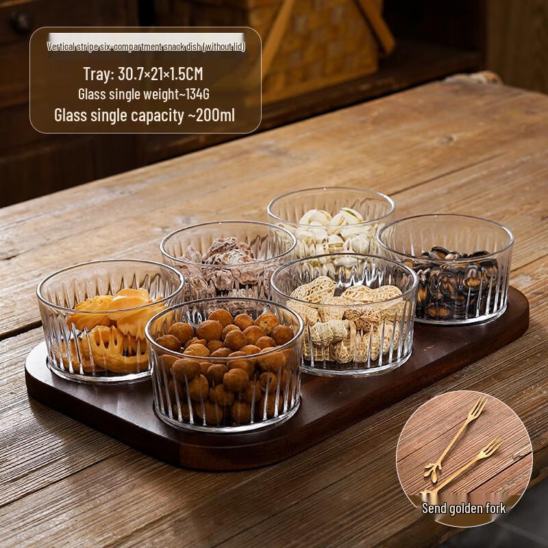Junsun Multi-Compartment Snack & Fruit Platter
