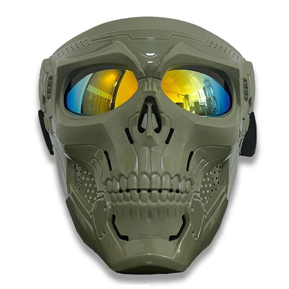 

Motorcycle Helmet Riding Goggles Glasses Anti Fog Detachable Face Mask with ATV Goggles Dirt Bike Motocross Eyewear