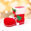 1Pcs Red Candy Boots Christmas Storage Box Christmas Candy Bag Christmas Gift Bag