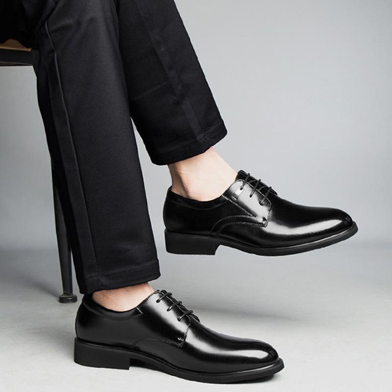 2025 New Men Dress Shoes High Quality Leather Formal Shoes Men Big Size 38-48 Oxford Shoes for Men Fashion Office Shoes Men