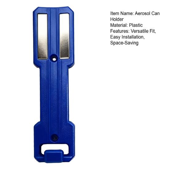Magnetisk holder for aerosolsprayboks Garasjeholder for sprayboks Veggmontert organisator Holder ulike metallflasker og bokser for å forhindre sklir og risting