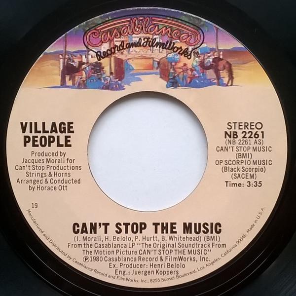 

7inch Record VILLAGE PEOPLE - Can t Stop The Music NB2261 Casablanca 1980 US Dance & Electronica Used