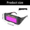 Auto Darkening Welding Goggles with ABS Frame and Light Sensing Lens Eye Protections Eyewears for Arcing Safety