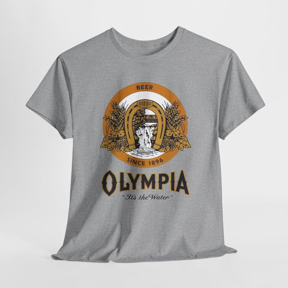 

Olympia Beer Since 1896 It s the Water Pure Tum Water, Unisex T-Shirt 2XL