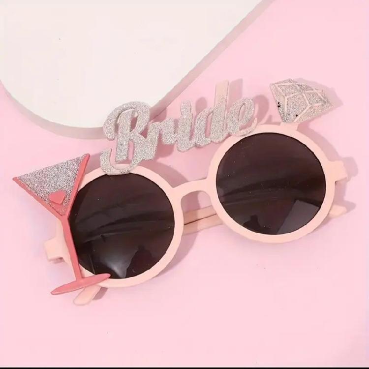 Amusing Novelty Wedding Glasses Plastic Frame Playful Reception Eyewear For Brides Grooms Lightweight Durable Party Accessories