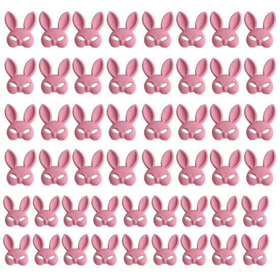 50Pcs DIY Easy To Apply Eco-friendly Ultra-Light Cartoon Bunny Nail Decoration Manicure Making Tools Nail Charms
