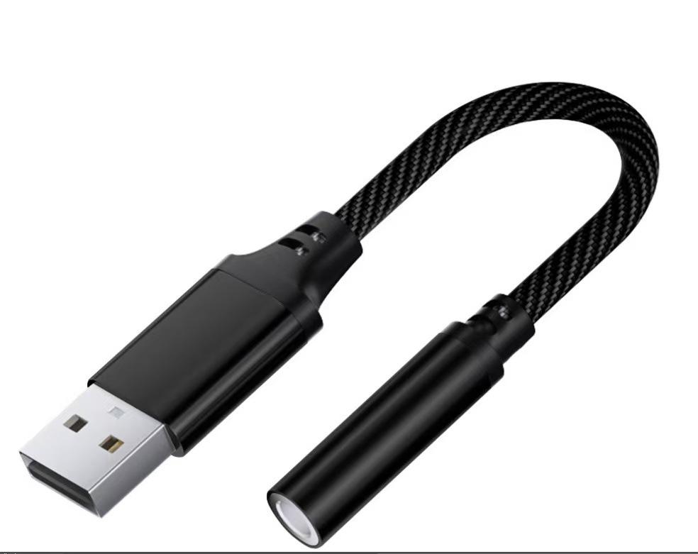 USB-C to 3.5mm Audio Adapter Cable for Headphones