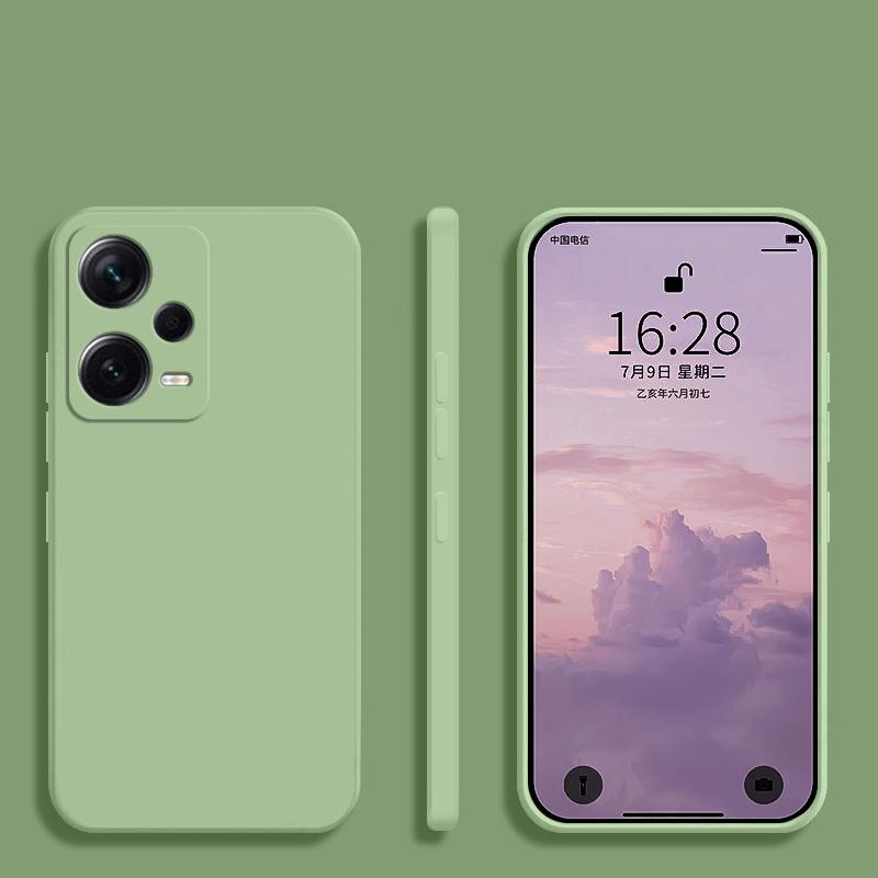 Für Redmi Note 12 Pro Hülle Quadratische Flüssigsilikon Handyhüllen Für Xiaomi Redmi Note 12 Pro Plus Note12Pro 4G Note12 Pro Weiche Hülle