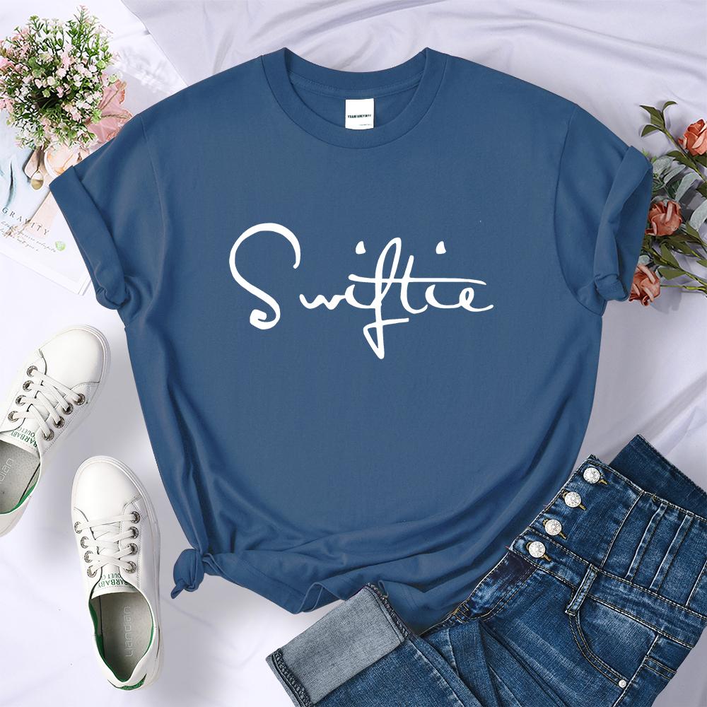 

Футболка Swiftie Retro Y2K Print T-Shirt Женская летняя мода Спортивная повседневная одежда Топы Уличная индивидуальная футболка женская XXL