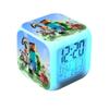 Minecraft Alarm Clock Led Night Light Colourful Changing Desktop Decoration