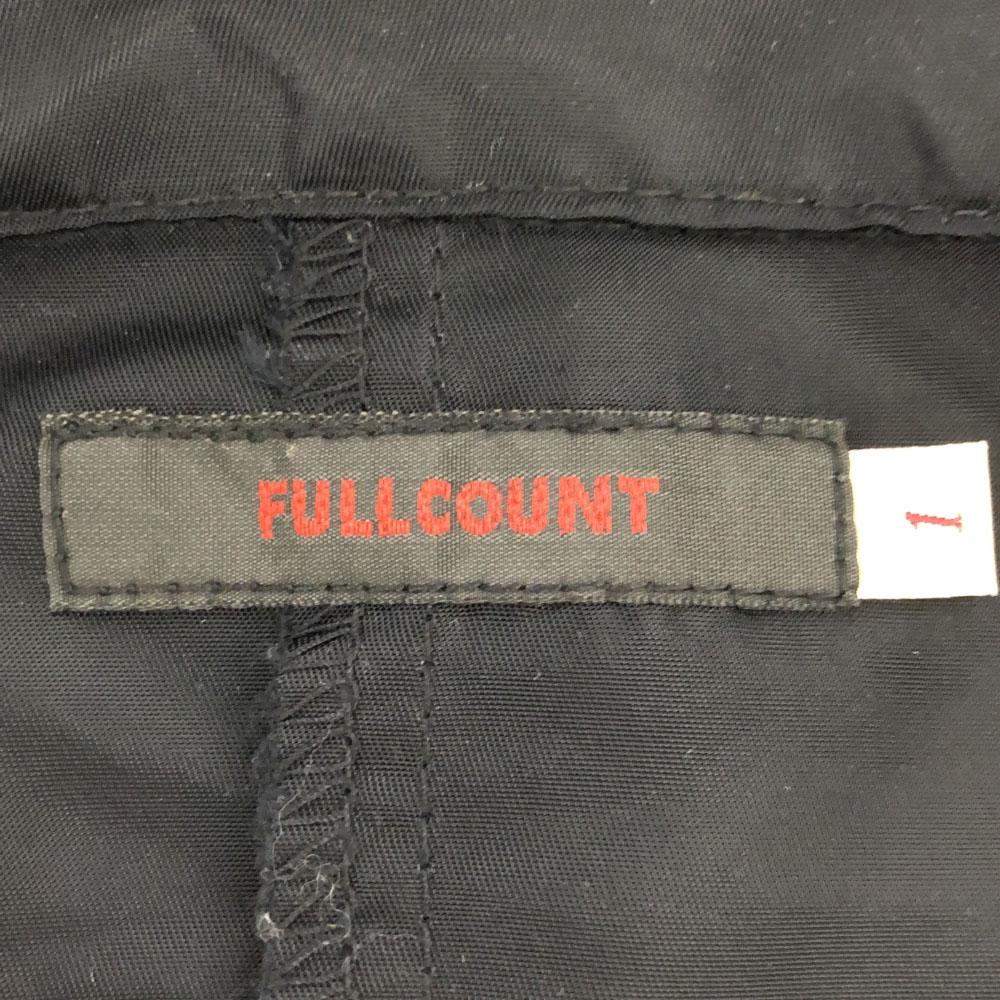 FULLCOUNT Made In Japan Nylon Jacket 1 Black Face Cover Zip Men's Used