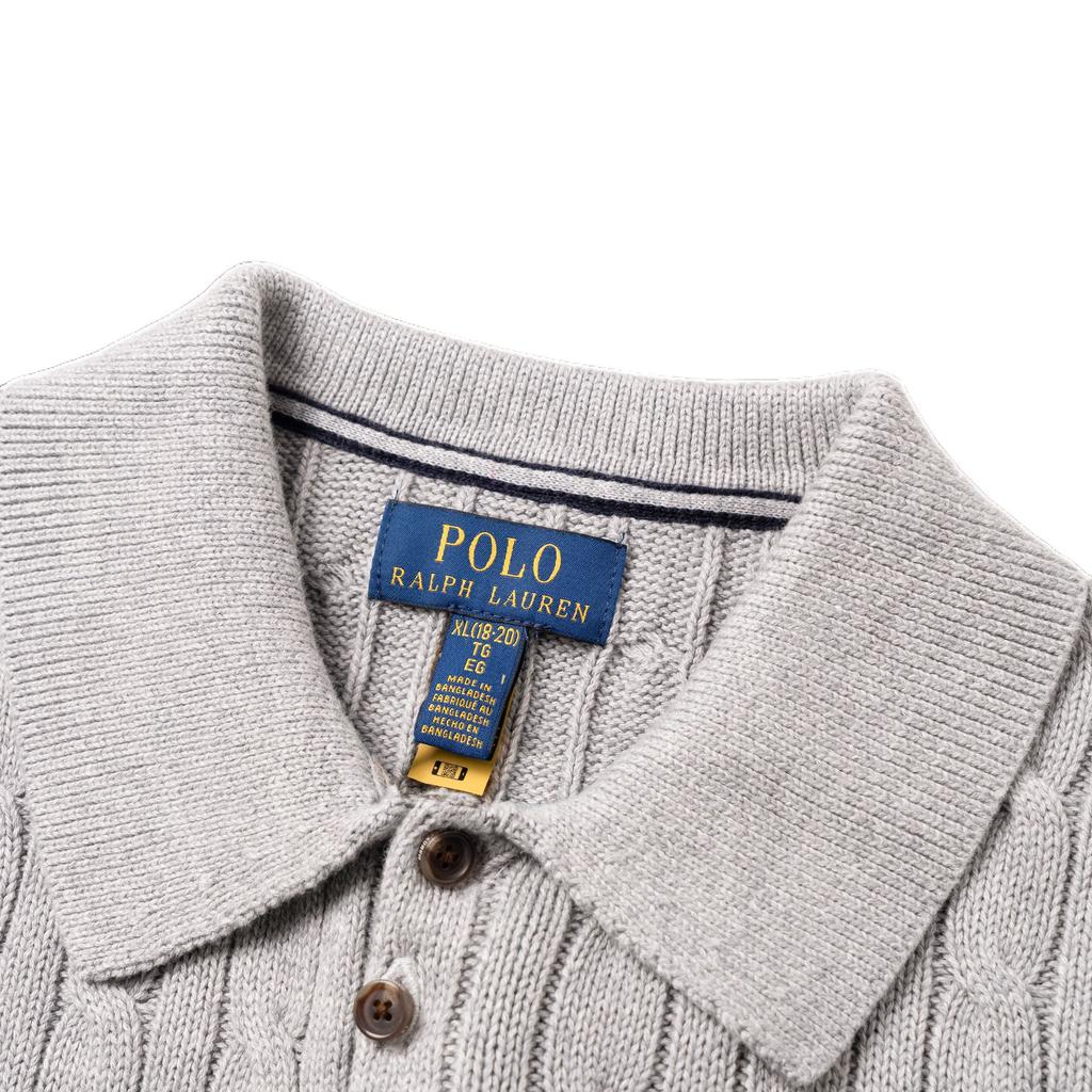 Polo Ralph Lauren Sweater Pony Embroidered Cable Knit Long Sleeve Kids Kids tops 323982139-001