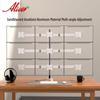 Aliver AL930 Triple-Layer 9-Monitor Grommet Desk Mount