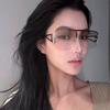 JYL Oversized Sunglasses UV Protection Face Slimming For Photo Shooting 90226