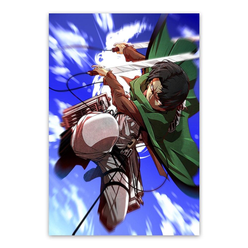 5d Diy Levi Ackerman Diamond Painting Attacking Giant Mosaic Handmade Animation Cross Stitch Full Circle Diamond Embroidery