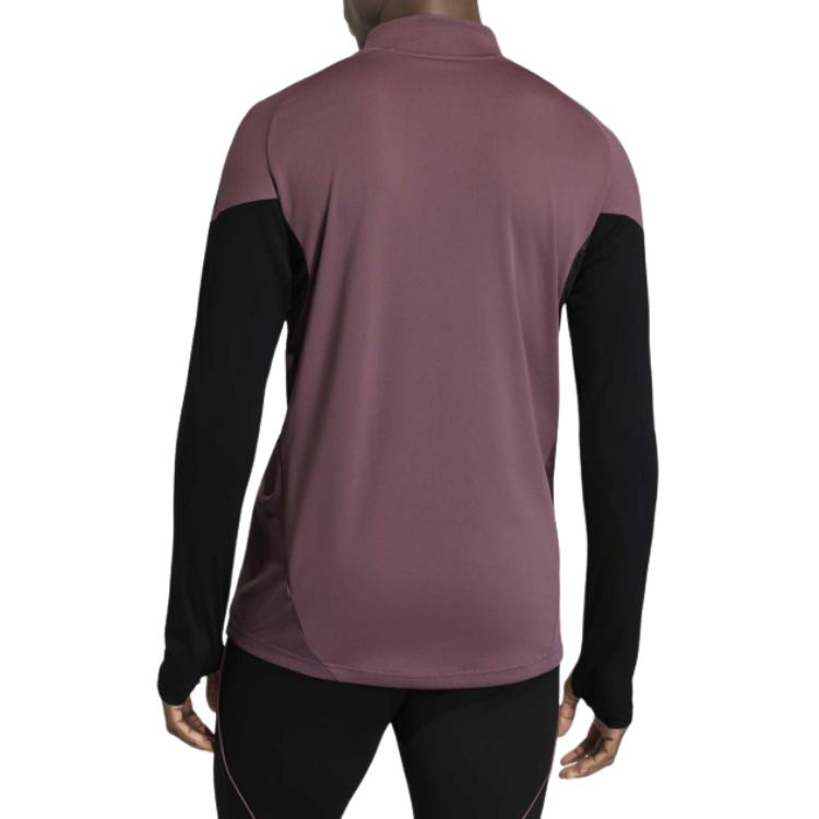 Adidas Aeroready Slim Fit Moisture Wicking Printed Long Sleeve Football Shirt Men tops JZ9015