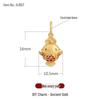 Chinese Cloisonné Sand Gold Enamel Beads: DIY Bracelet Necklace Pendant Accessories