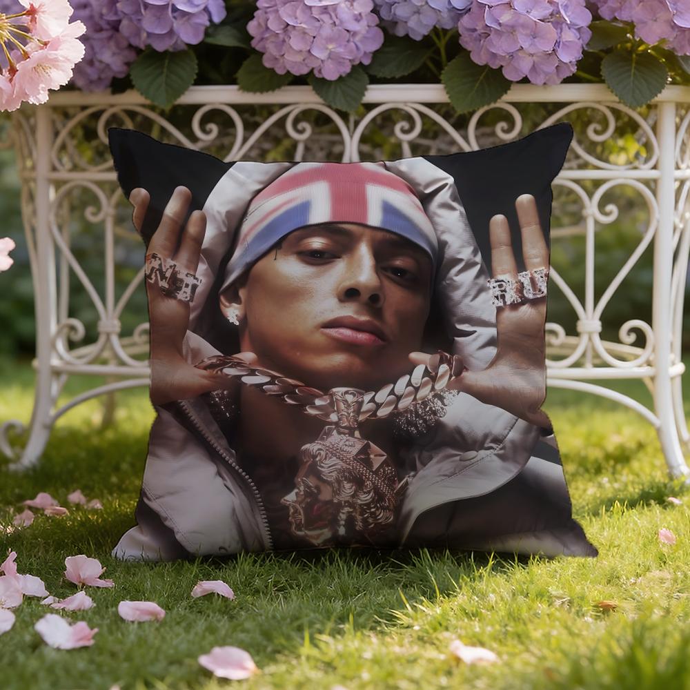 RAP C-Central Cee Cushion Cover Home & Car Dual-Scene Pillow Cover: Reversible for Premium Comfort