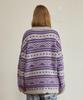 FUNFROMFUN Nomad Fair Isle Pullover, Violet