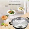 Versatile Electric Griddle with Non-Stick Deep Frying Pan and Single-Sided Heating for Pancakes and Pot Stickers