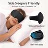 Sleep Mask for Men Women - 100% Blackout Eye Masks for Sleep - 3D Soft Sleeping Mask for Side Sleepers - Zero Pressure Lash Extensions Eye Cover Shad