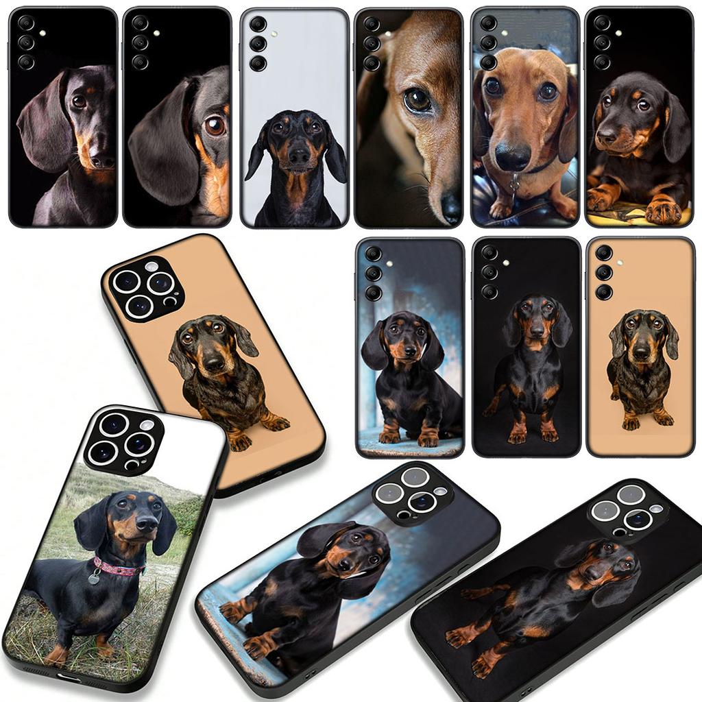 Phone Cover for Samsung Galaxy A07 A13 A12 A14 A23 A42 A50 A51 A52 A53 A70 A71 A72 A21S A04 Note 20 9 8 10 Case Dachshund Dog