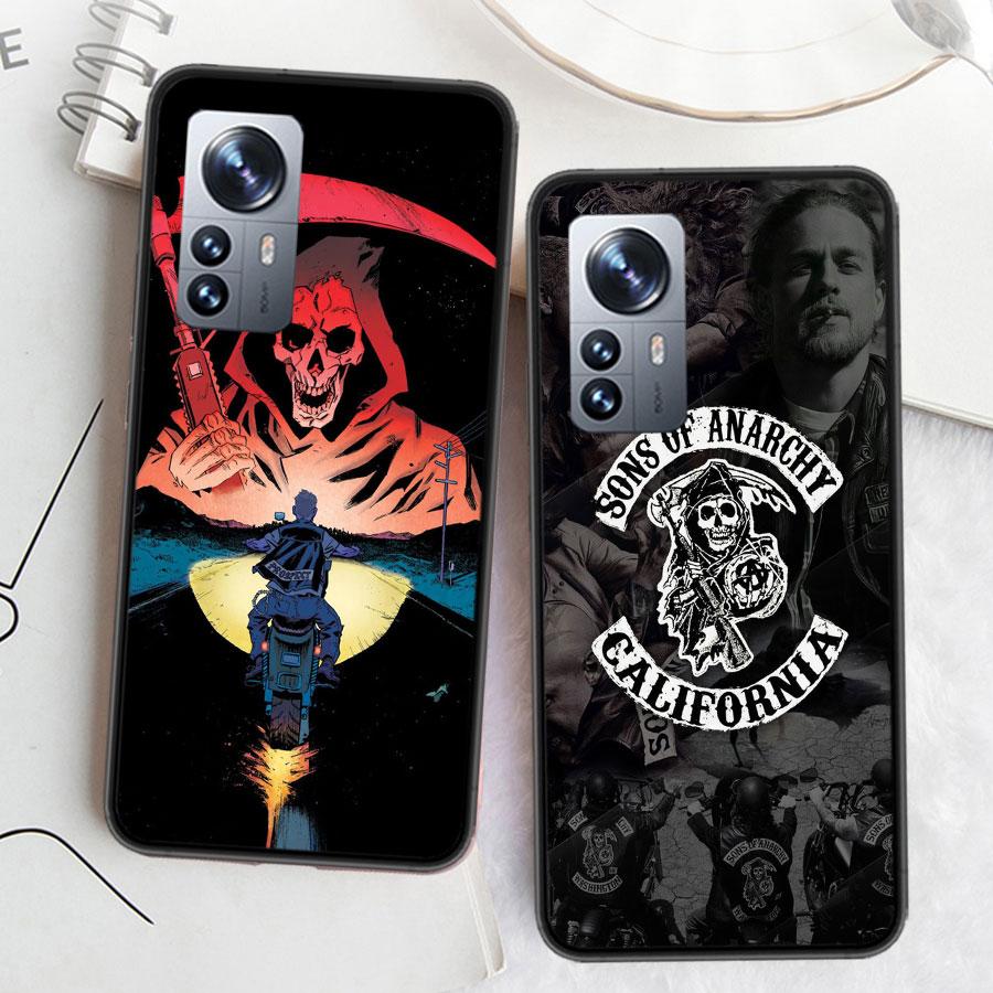 Sons of Anarchy Clear Phone For Xiaomi Poco X7 X6 X5 F6 F5 F7 Mi 14 Ultra 15 13 12 12X 12T 11T 10T Pro 11i 10 Lite Cover Case TP