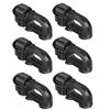 6pcs L-Track Twin Stud Fasteners Carbon Steel For Truck Beds Trailer Cargo Control Pickup Trucks RVs ATVs