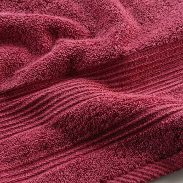 Serviette Ou Drap De Douche 70 X 130 Cm Tendresse Rouge