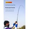 Portable Mini Telescopic Lure Rod: Japanese & Korean Design, Hard Smooth Float, Short Casting Section E18