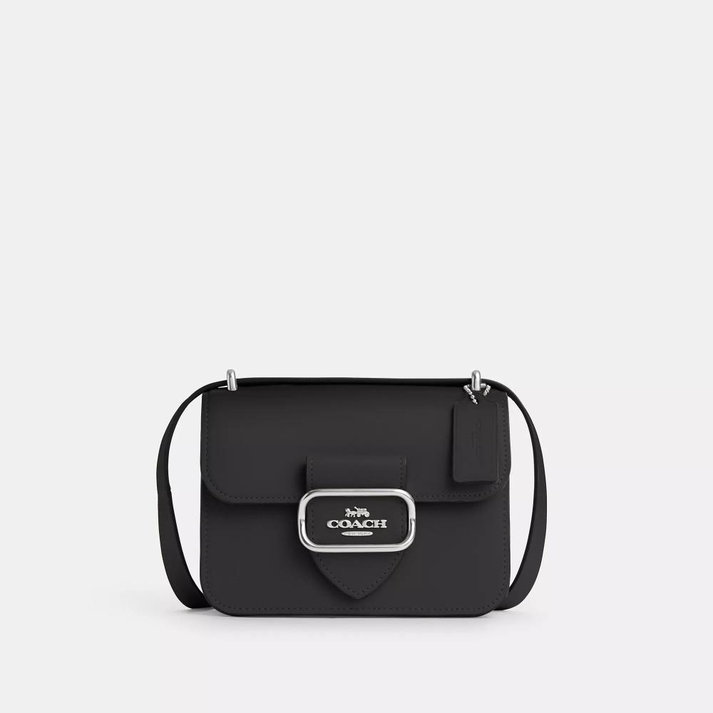 

Кроссбоди Coach Morgan Square серебристо-черный
