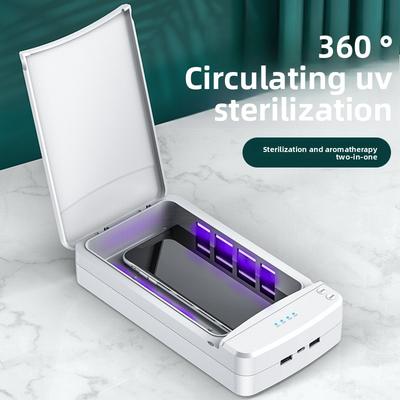 Caixa Sanitizadora Portátil com Luz UV, Esterilizador Multifuncional para Celular com Desinfecção UV-C