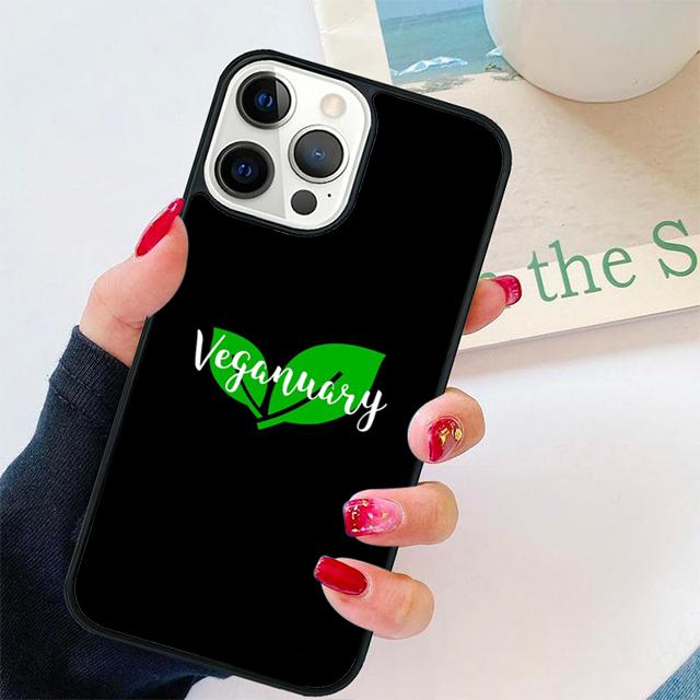 

VEGAN FOOD QUOTES ANIMAL LOVE VEGGIE Phone Case Cover For iPhone 17 Air 15 16 Pro Max 14 13 12 11 Pro Max Plus iPhone 14pro