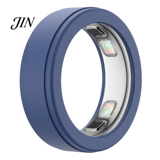 Health Tracking Ring Cover Silicone for Galaxy Ring, Soft Anti-Scratch Protective Sleeve, Ultra-Thin Smart Protector Accessories Women Men Discreet