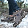 New Fashion Brand Warm Men's Snow Boots Outdoor Sneakers Plus Size Man Winter Plush Boot Waterproof Ankle Boots High Top Shoes