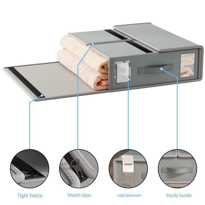 Oxford Cloth Bed Sheet and Clothing Storage Box Set