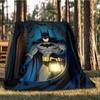 1pc Batman Outdoor Flannel Throw Blanket Soft, Lightweight & Warm for Sofa, Office